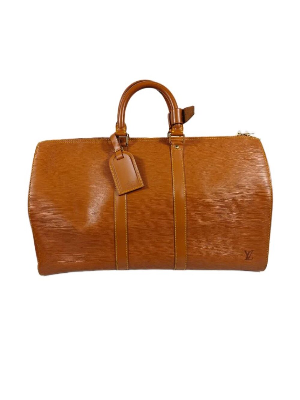 Louis Vuitton Keepall 45 — Epi Fauve (Vintage · Restored)